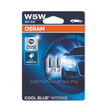 W5W 12V-5W (W2,1x9,5d) (  -..) Cool Blue Intense ( 2.) 2825HCBI-02B