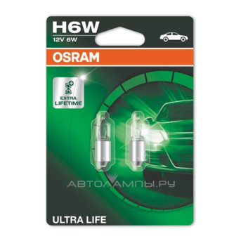 H6W 12V-6W (BAX9s) (.  ) Ultra Life ( 2.) 64132ULT-02B