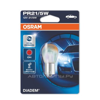 Osram P21/5W Diadem Red